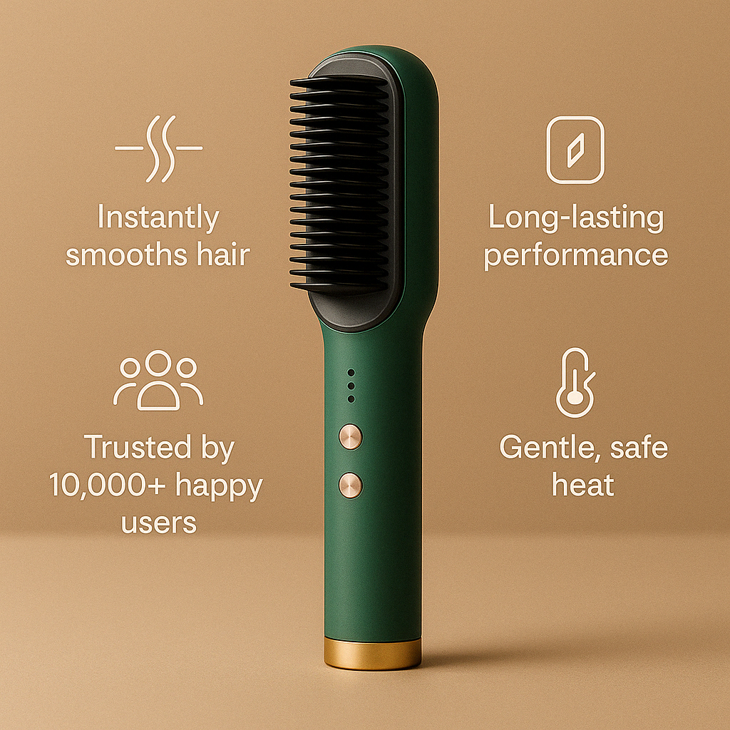 CHIC FASHION™-Professional Hair Straightening Comb