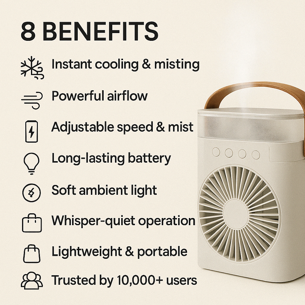 CHIC FASHION™-Ice Air Cooling Fan