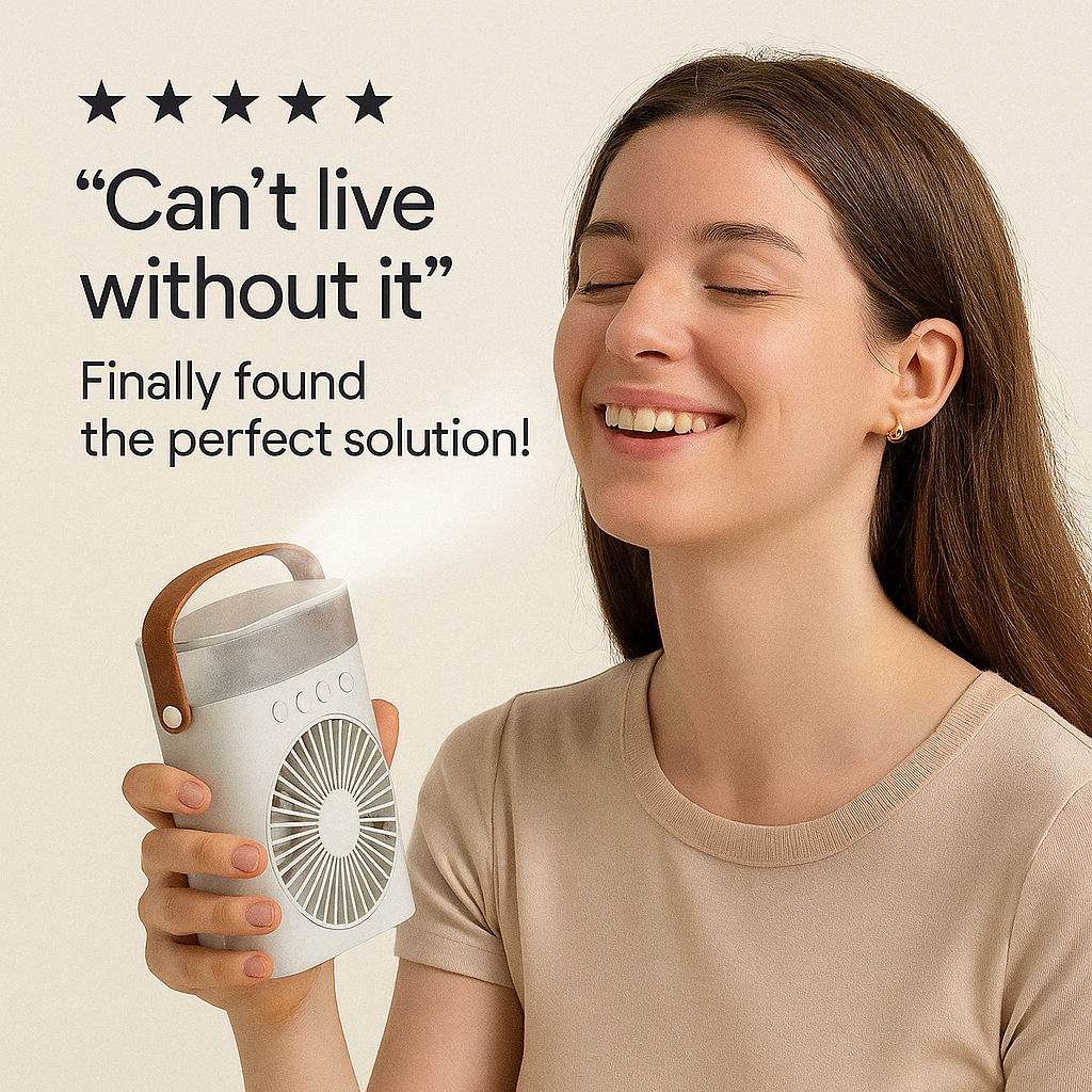 CHIC FASHION™-Ice Air Cooling Fan