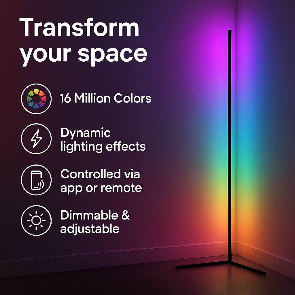 CHIC FASHION™-LED Corner Floor Lamp