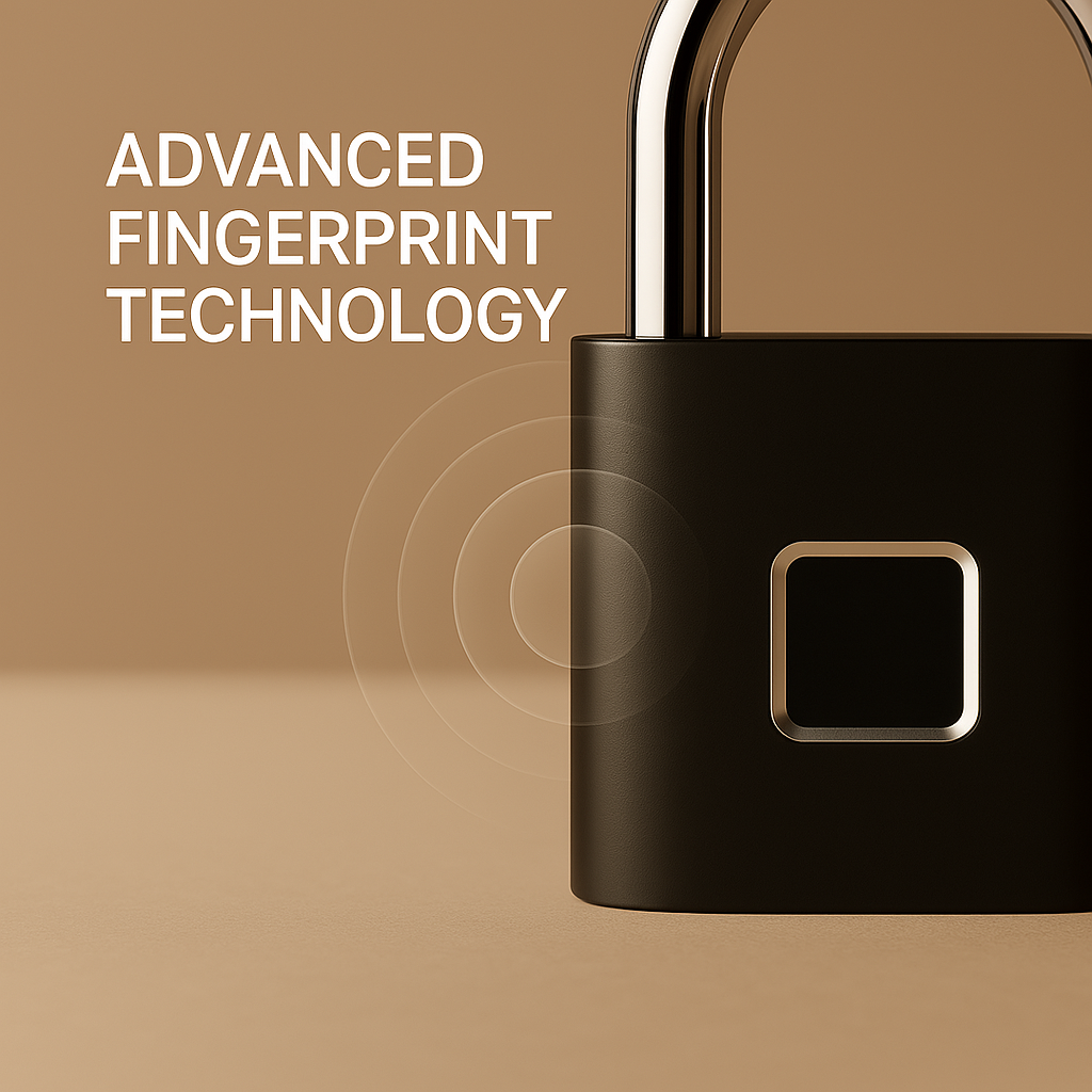 CHIC FASHION™-Smart biometric Anti-Theft Padlock | Bluetooth-Enabled & Keyless