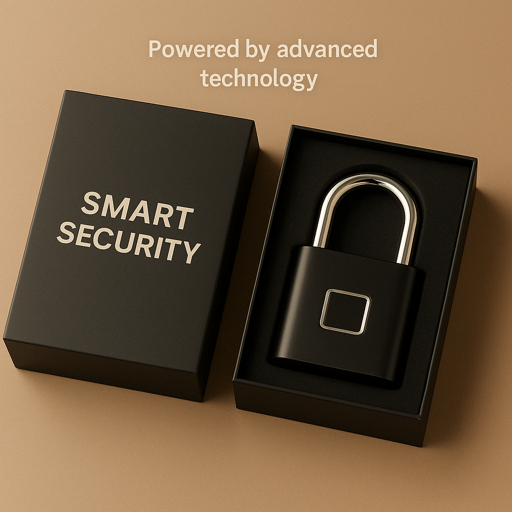 CHIC FASHION™-Smart biometric Anti-Theft Padlock | Bluetooth-Enabled & Keyless