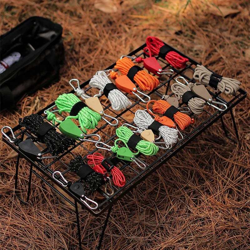 Portable Adjustable Fix Camping Rope  ( 2Meter )