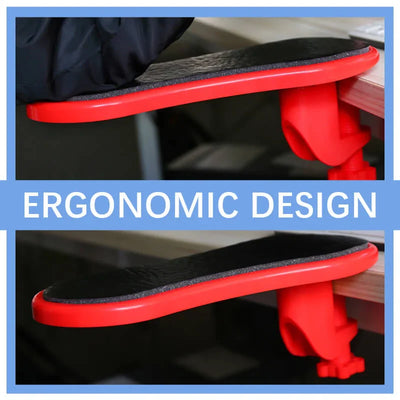 Desktop computer armrest adjustable wrist support pad