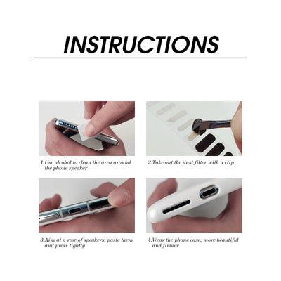 10pcs Dust Proof Sticker for speakers ( universal for all mobile )