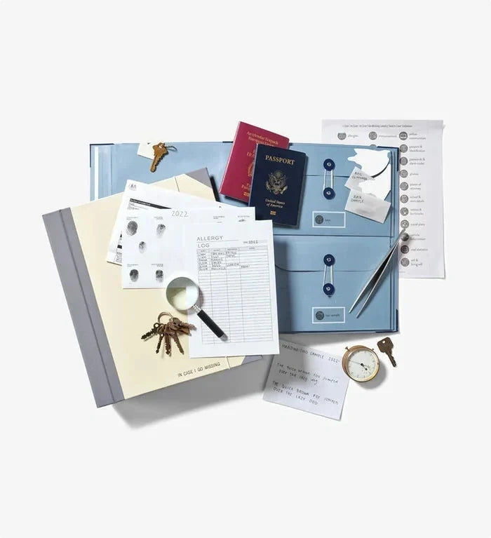 'In Case I Go Missing' Binder