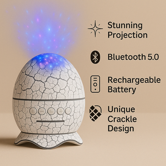 CHIC FASHION™-Dinosaur Egg Galaxy Star Projector
